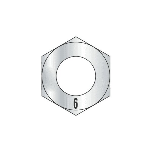 Newport Fasteners Hex Nut, M4-0.7, Steel, Class 6, Zinc Plated, 3.20 mm Ht, 20000 PK 773393-BR-20000 - main